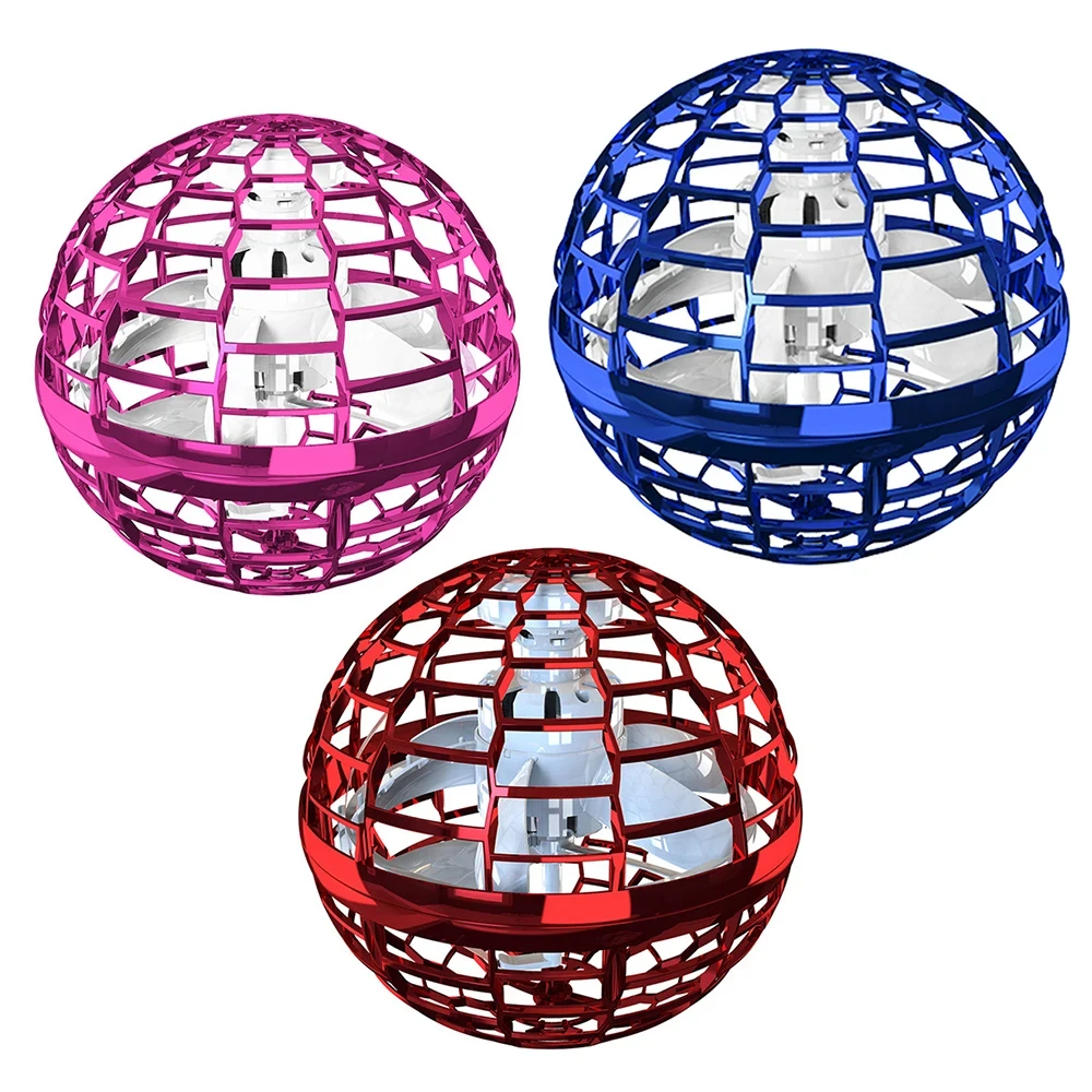 Летающий шар бумеранг с подстветкой Флайнова, Игрушка мяч левитирующий с подсветкой для детей TSHP - фото 2 - id-p2109016717