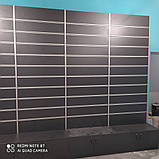 Алюмінієва вставка в паз 16 мм ДСП для торгового обладнання , для економ-панелей Екостар 7240 4 м, фото 9