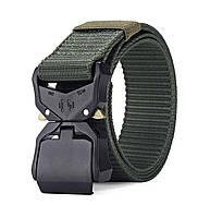 Ремень тактический с усиленной пряжкой Cobra хаки / Tactical Belt