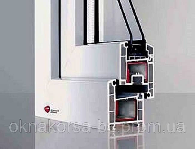 Вікно металопластикове в профільній системі Rehau Euro 60 1300*1400 мм глухе - фото 2 - id-p2109019965