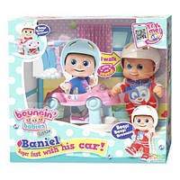 Маленькая кукла-пупс "Bouncinʼ Babies Baniel little" с ходунками детская игрушка кукла Пупс