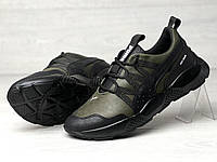 Чоловічі шкіряні кросівки Tactical Olive