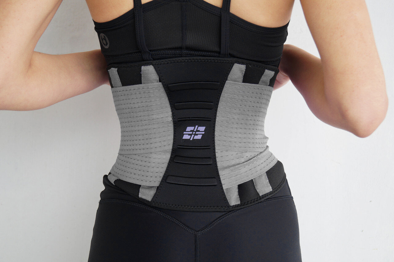 Пояс-корсет для підтримки спини Power System PS-6031 Waist Shaper Grey L/XL x-sport - фото 4 - id-p2109017550