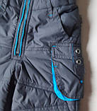 Теплі якісні штанці з нагрудником для новонародженого: хлопчика 62-68 TUP-TUP, фото 2