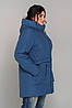 Куртка прямого силуету Лана,52-62,синій, фото 4