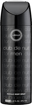 Club De Nuit Intense Man Armaf Sterling 200мл. Парфумований Дезодорант чоловічий