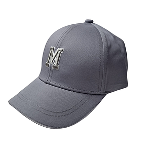 Бейсболка "M" металік