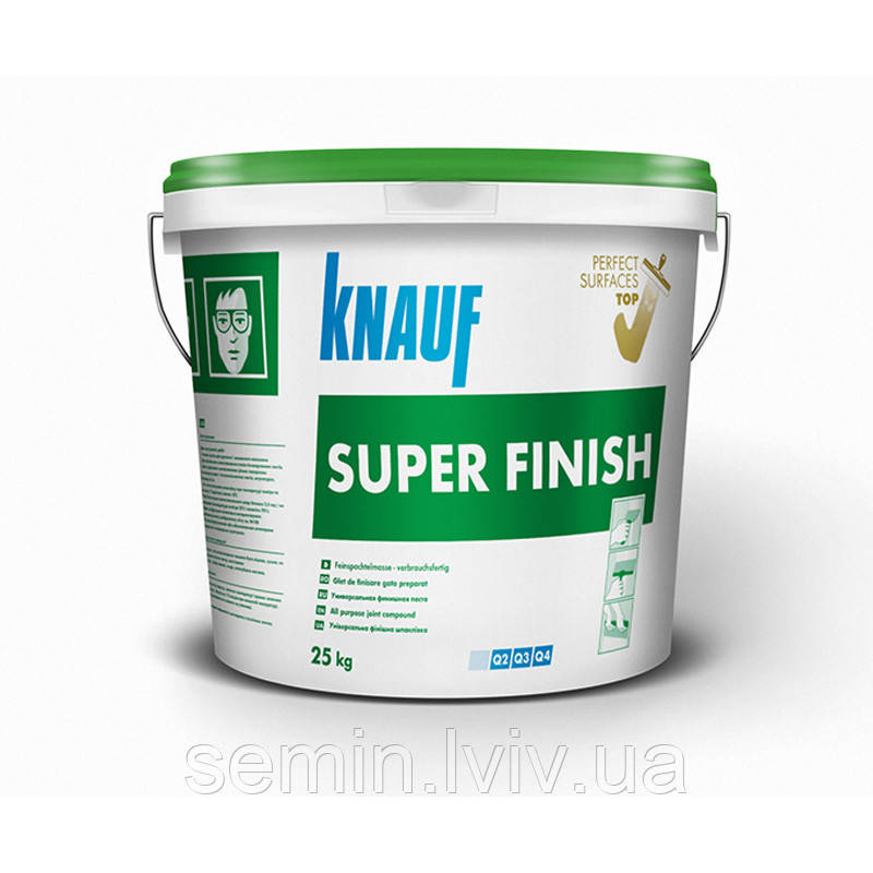 Шпаклівка Knauf Super Finish Sheetrock  (Кнауф Супер Фініш) 25кг