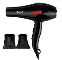 Фен для волос профессиональный, Rozia HC-8300 фен стайлер для волос, фен для сушки волос Черный spn