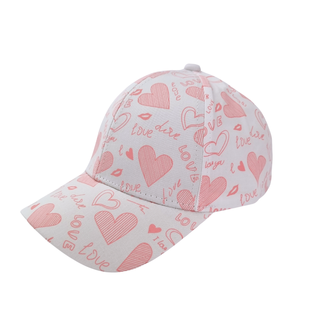 Бейсболка Love білий