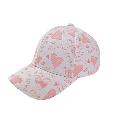 Бейсболка Love білий, фото 1