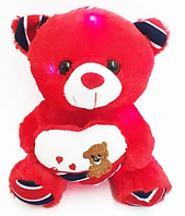 Светящийся и говорящий плюшевый мишка Тедди с сердцем Интерактивная говорящая мягкая игрушка