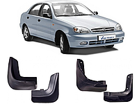 Брызговики передние и задние 4 шт пластиковые Daewoo Lanos