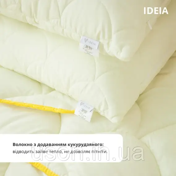 Одеяло Попкорн Ideia летнее с кукурузным наполнителем 200*220 - фото 6 - id-p2109049601