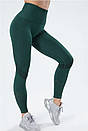 Безшовні жіночі легінси для фітнесу з високою талією, фото 4