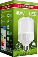 Лампа Euroelectric LED Plastic 40W E27 6500K (40) (LED-HP-40276(P))