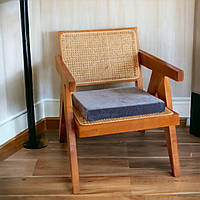 Квадратная подушка для стула, кресла из цельного синтепона 50*32*6 на молнии