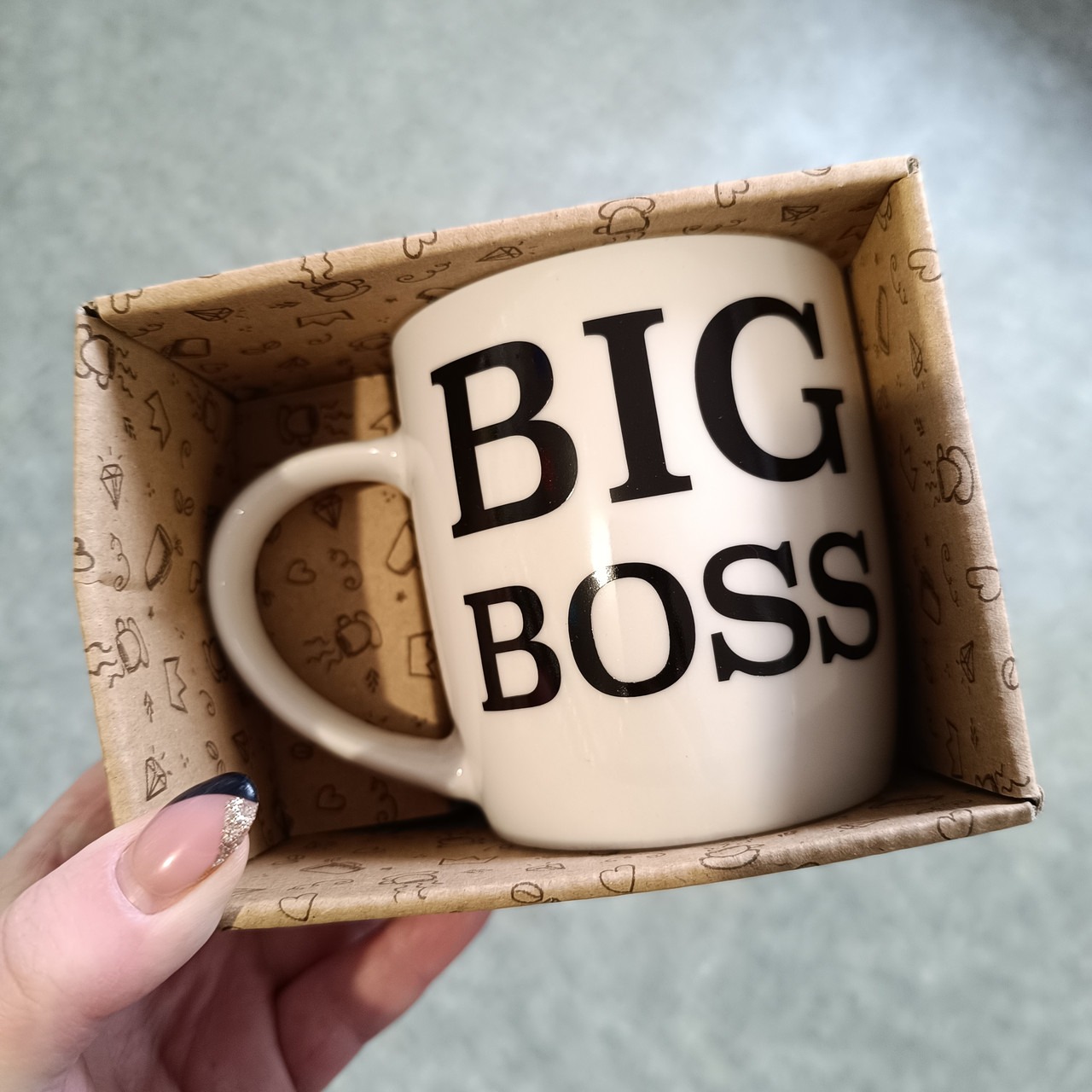 Чашка 360 мл BIG BOSS подарункова коробка