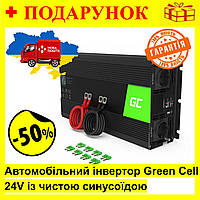 Преобразователь напряжения, автомобильный инвертор 24V на 230V1500W Модифицированная синусоида Aiis