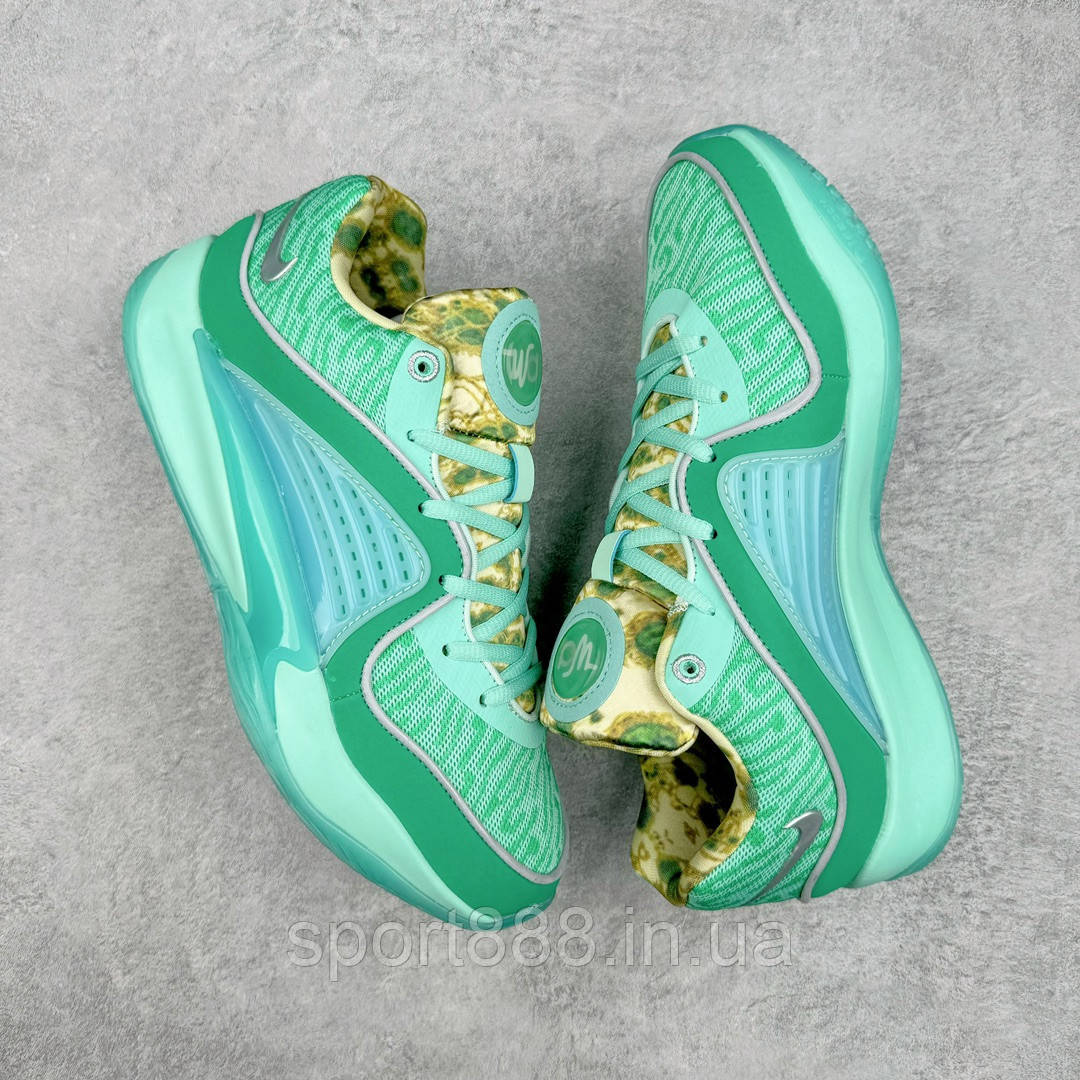 Eur40-46 Nike KD 16 Ms. Wanda Mint Foam Metallic Silver чоловічі баскетбольні кросівки, фото 1