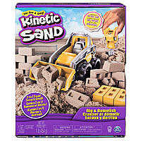 Кинетический песок с бульдозером Kinetic Sand Dig & Demolish