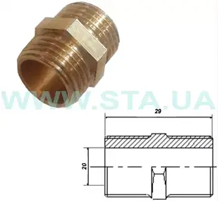 Ніпель    3/4" (під прокл.) STA