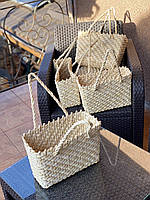 Сумки плетені для флористики ОПТ-торгівлі. Арт: D3349