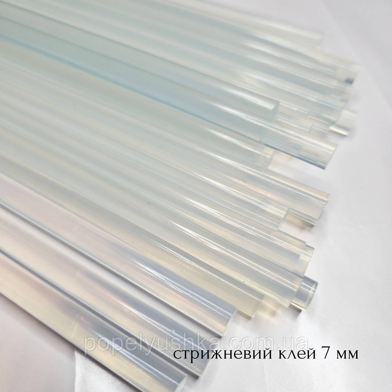 Клей стрижневий 7ммх20см білий, фото 1