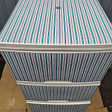 Комод пластиковий кремовий з блакитними смужками на 4 ящики тумбочка пластикова, фото 6