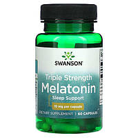 Swanson Мелатонин тройной силы, 10 мг, 60 капсул