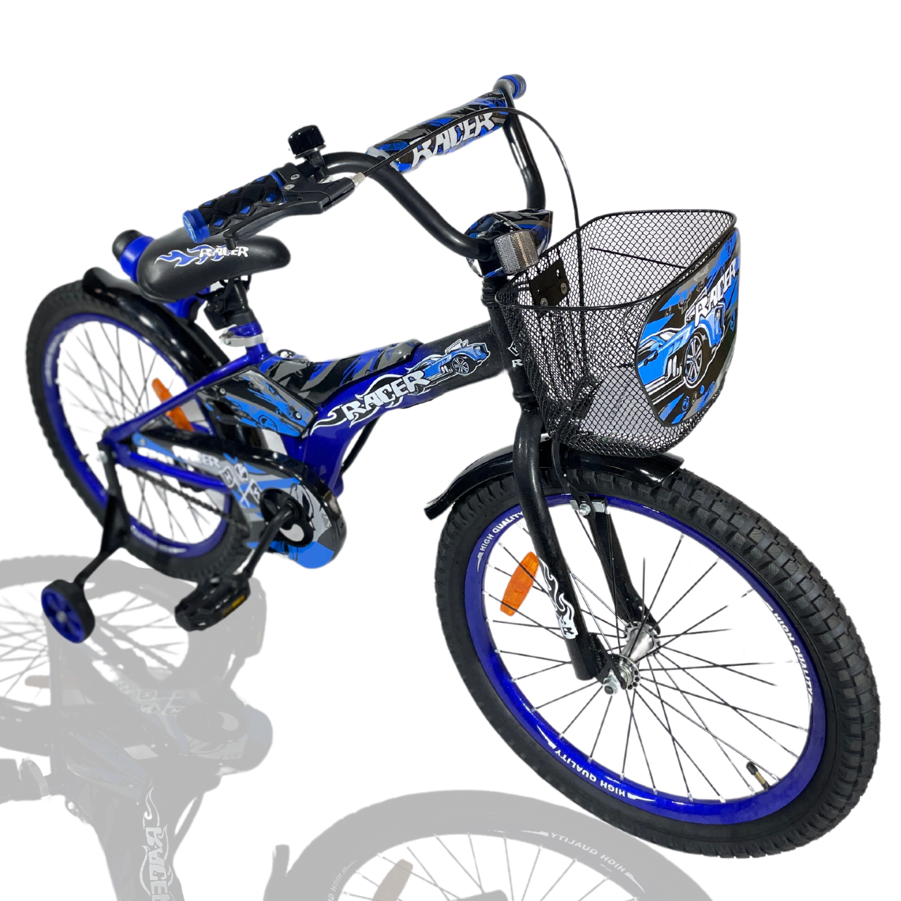 Дитячий Велосипед 20" колеса Racer-boy Сталевий 5-8 років синій