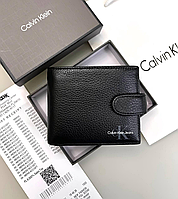 Мужской брендовый портмоне на магните Calvin Klein, кошелек мужской, брендовый портмоне, кошелек Calvin Klein