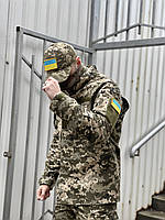 Тактическая камуфляжная комплект Eagle весна осень, армейский костюм ВСУ теплый военный комплект XL, Пиксель