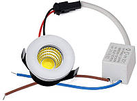 Вбудовані точкові світильники Elitlife міні-точкові міні-світильники з теплим білим світлом 3 Вт із трансформатором