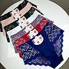 Жіночі ажурні трусики #5002 Мікс, фото 5