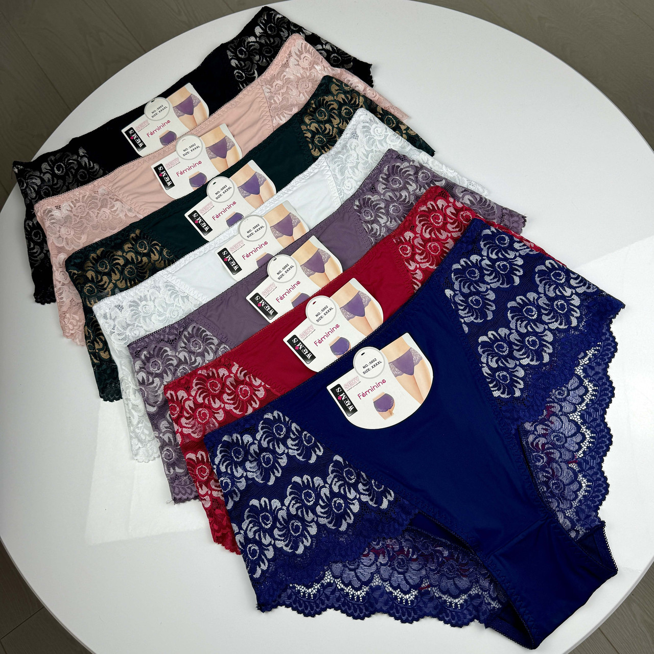 Жіночі ажурні трусики #5002 Мікс, фото 1