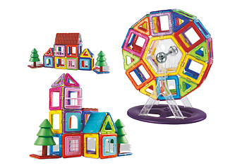 Дитячий ігровий конструктор колесо огляду LIMO TOY LT4003 Магнітний конструктор на 58 деталей