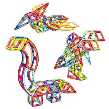 Дитячий ігровий конструктор Динозаври LIMO TOY LT2004 Магнітний конструктор 106 деталей