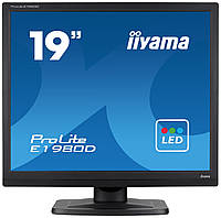 Монитор ЖК 19" Iiyama E1980D-B1 1280х1024/VGA/DVI 60Гц Черный