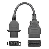 Переходник OBD для Volvo 8 Pin на OBD2 16 pin, кабель адаптер сканера OBD2 для Volvo