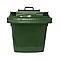 Сміттєвий бак Europlast пластиковий зелений об'єм 40 л, фото 2