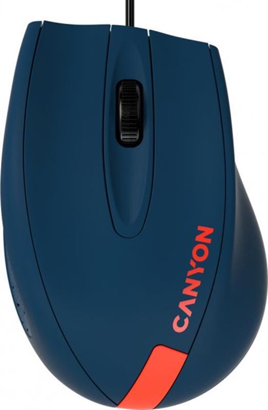 Мышка Canyon CNE-CMS11BR Blue/Red USB