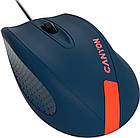 Мышка Canyon CNE-CMS11BR Blue/Red USB, фото 3