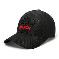Кепка Audi Black Carbon | бейсболка audi | Черная | M (54-58)