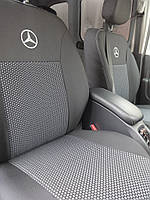 Чехлы для передних сидений Mercedes Sprinter 1995-2006 W901-905 1+2 Чехлы в салон Мерседес Спринтер / Чехлы