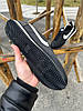 Чоловічі кросівки Nike Cortez mens Black White Найк Кортез чорні з білим шкіра нейлон весна літо, фото 10