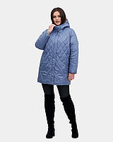 Стильная женская куртка от украинского производителя 56, Голубой