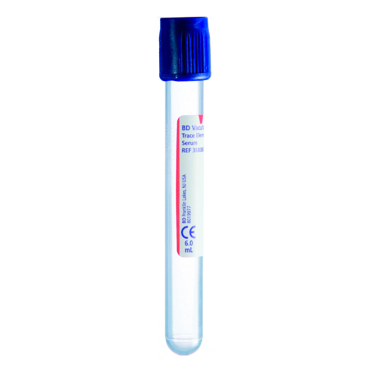 368381 Пробірка BD Vacutainer для дослідження слідових елементів, 6мл, К2ЕДТА,темно синя