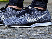 Мужские Кроссовки Nike Flyknit Racer "Oreo"