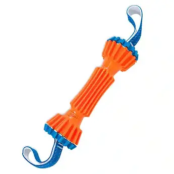 Іграшка для собак апорт гофрована гантель CHUCKIT! RUGGED BUMPER S
